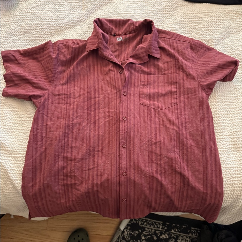 VRST Men's Striped Short Sleeve Shirt
